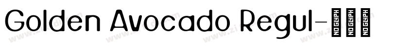 Golden Avocado Regul字体转换